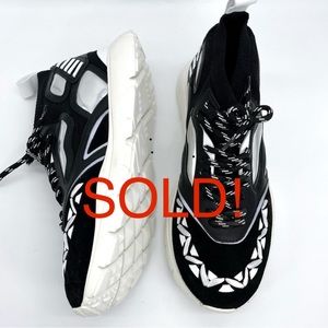 Valentino Authentic Heroes Reflex Mixed Media Sneakers NWT w/ Box Men Sz 43 9.5